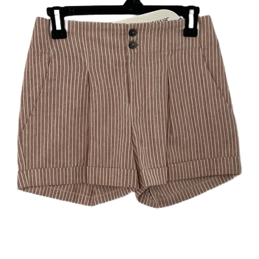 High Waist Striped Shorts